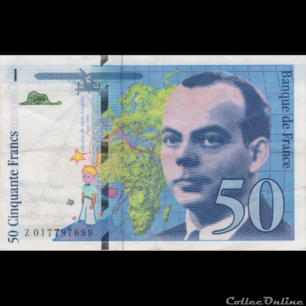 F.73.01a -Alph. Z. n°017797699 1994)Modifié billet france banque de xxe f 73 01a alph z n 017797699 1994 modifie