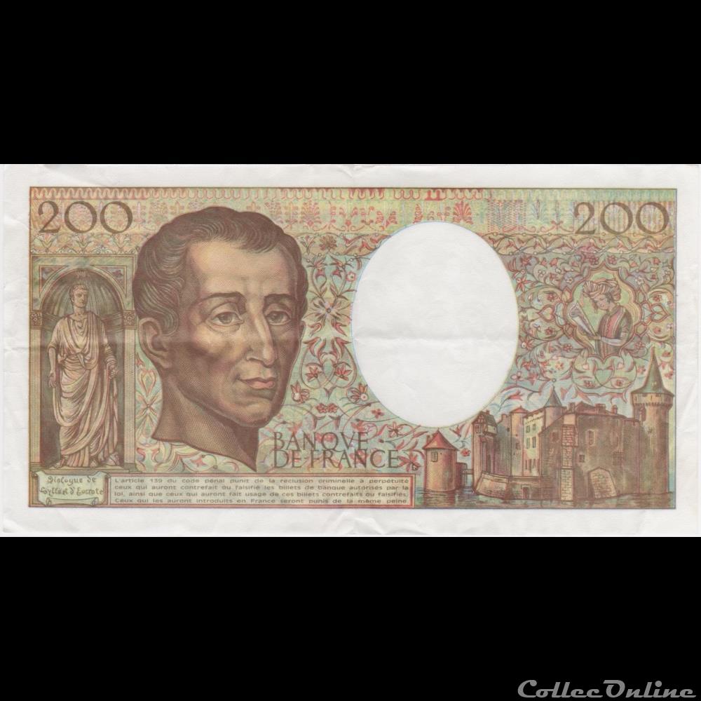 billet france banque de xxe f 70 12b 1992 t 125 n 432866 ttb