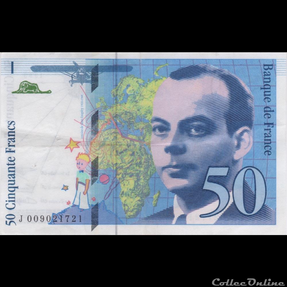 F.72.02 -Alph. J. n°009021721 (1993) billet france banque de xxe f 72 02 alph j n 009021721 1993