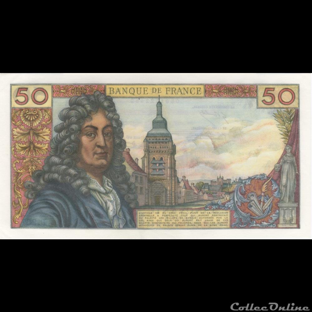 billet france banque de xxe f 64 21 racine 10 8 1972