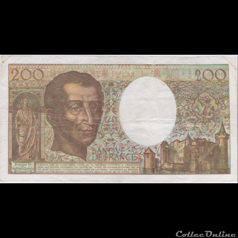 F.70.10a 1990 M.078 n°770126 (TB) billet france banque de xxe f 70 10a 1990 m 078 n 770126 tb