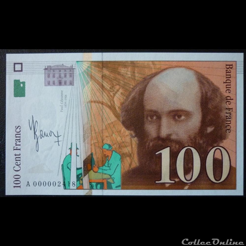 F.74.01 Alph: A.000002418 billet france banque de xxe f 74 01 alph a 000002418