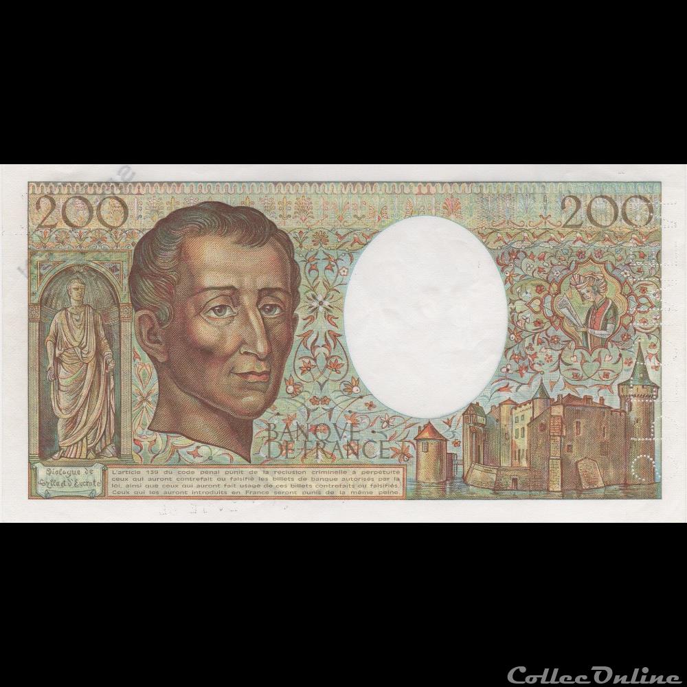 F.70.00 1981 O.000 n°000000 ( pr.NEUF ) billet france banque de xxe f 70 00 1981 o 000 n 000000 pr neuf