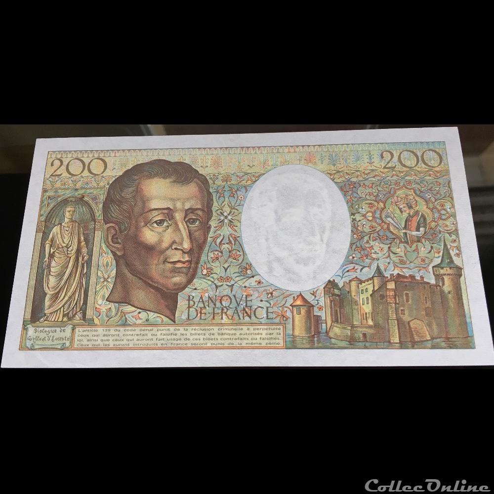 F.70.00 1981 FAUTÉ (TTB+) billet france banque de xxe f 70 00 1981 faute ttb