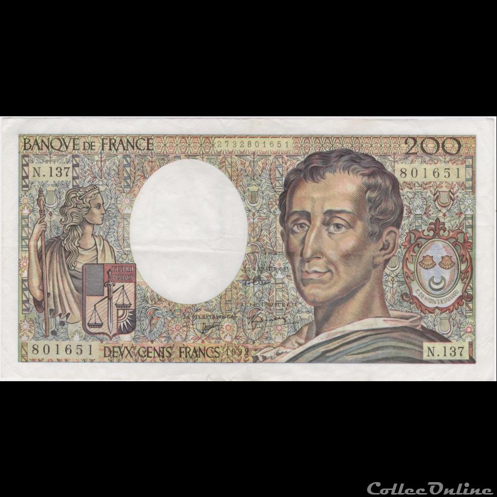 F.70.12c N.137 N°801651 (TTB) billet france banque de xxe f 70 12c n 137 n 801651 ttb