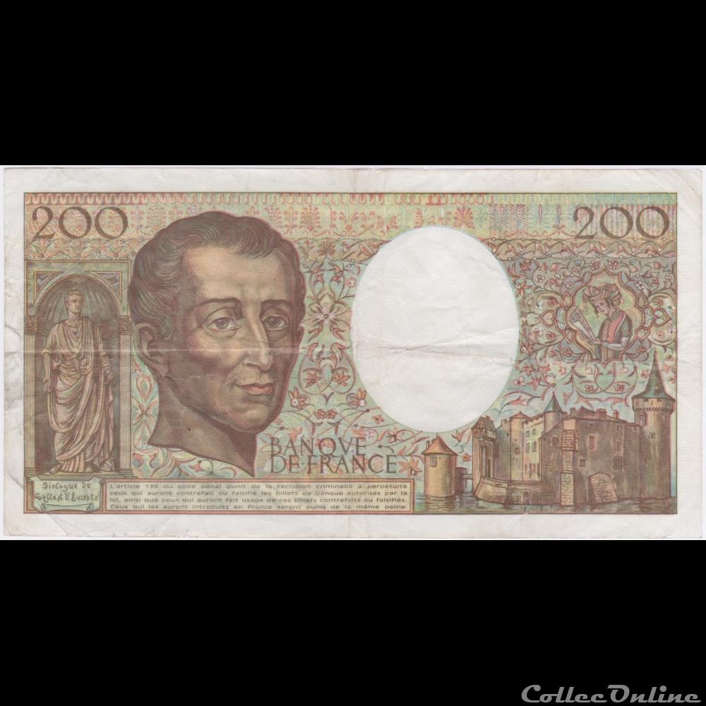 F.70.10b 1990 B.095 n°396951 (TTB) billet france banque de xxe f 70 10b 1990 b 095 n 396951 ttb
