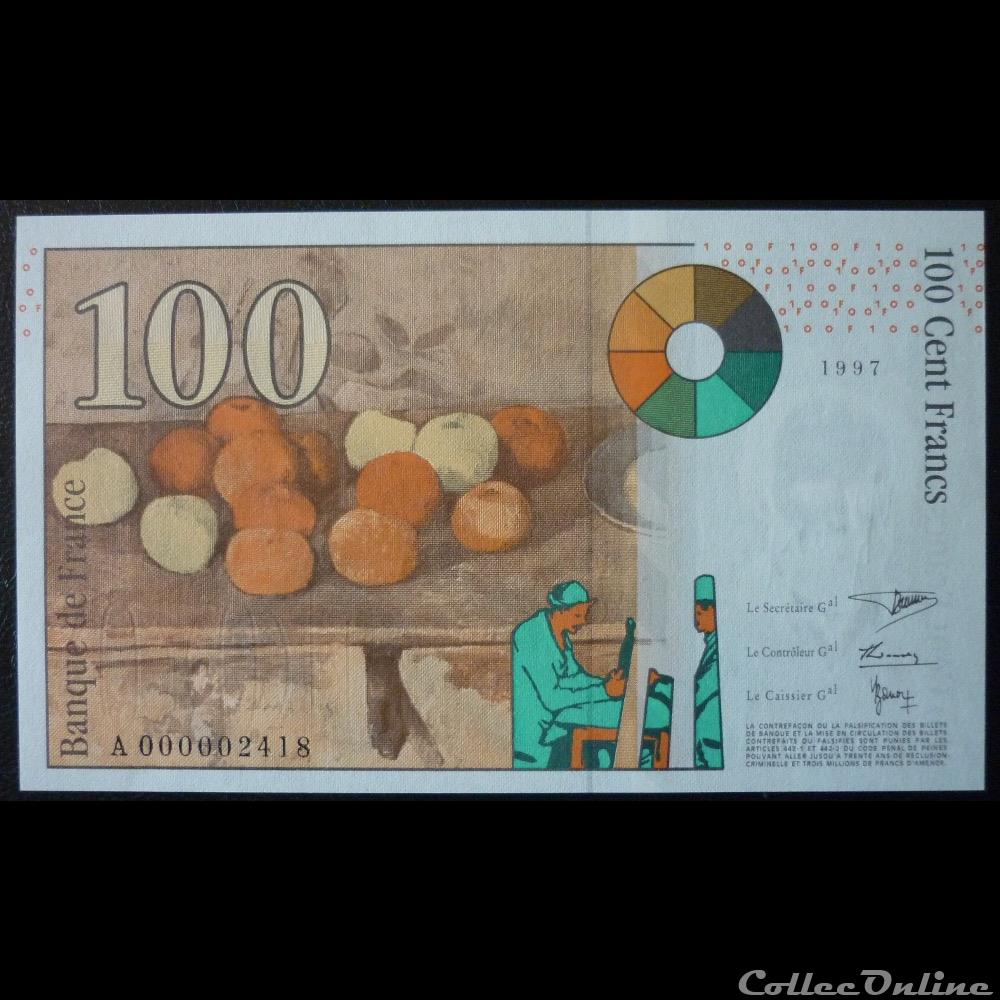 F.74.01 Alph: A.000002418 billet france banque de xxe f 74 01 alph a 000002418
