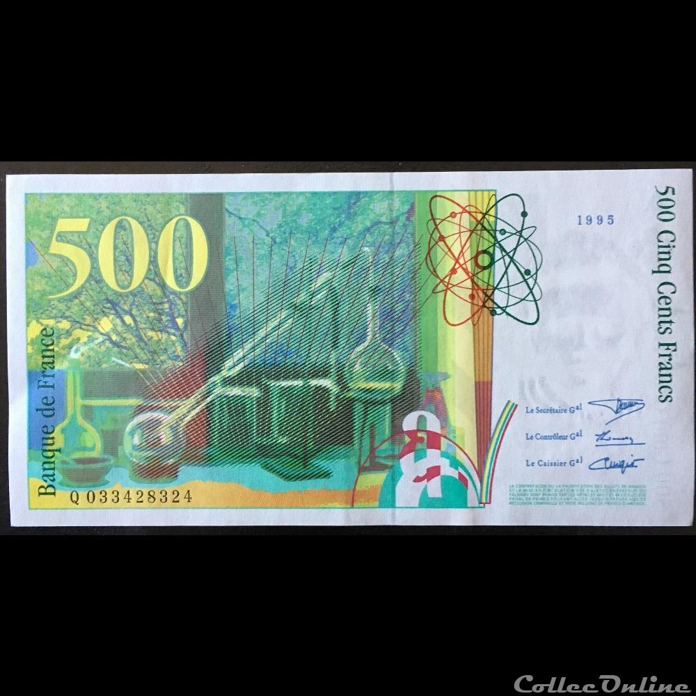 F.76.02 ( Alph. Q 033428324 ) 1995 billet france banque de xxe f 76 02 alph q 033428324 1995