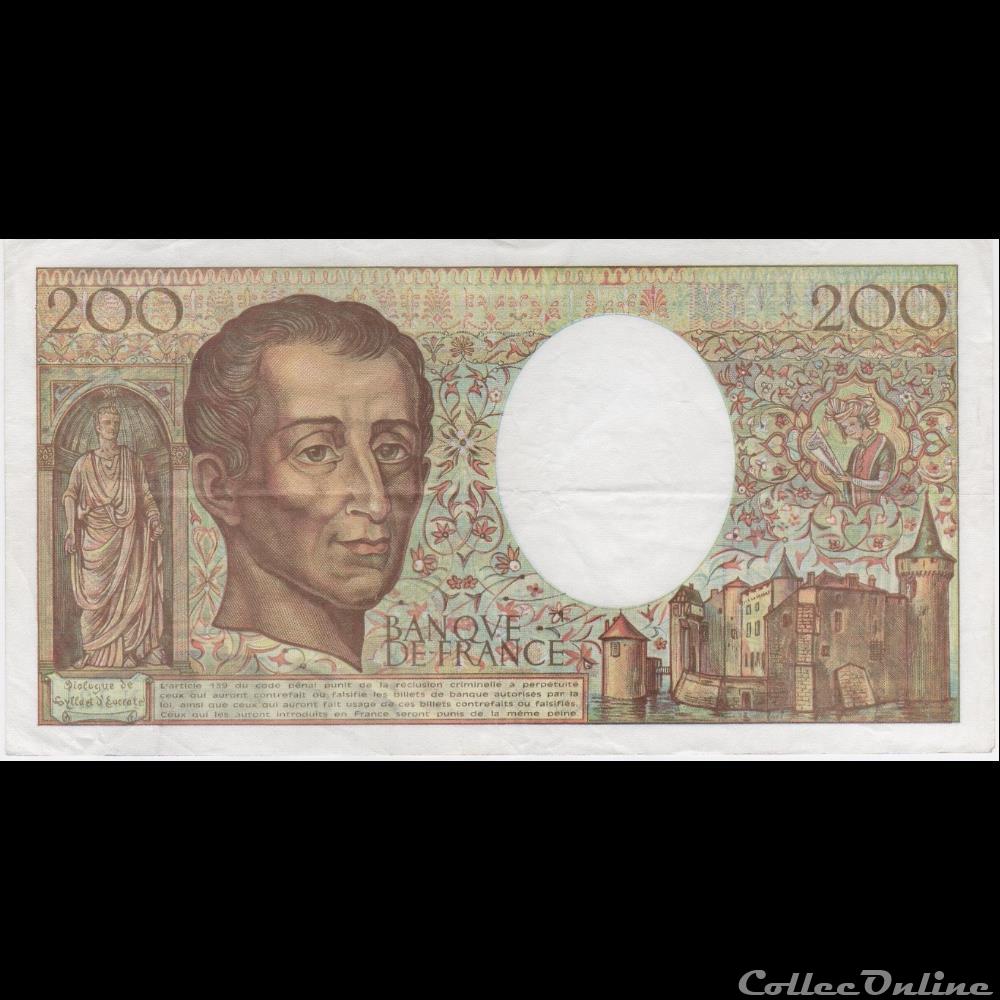 billet france banque de xxe f 70 12b 1992 n 121 n 383363 sup