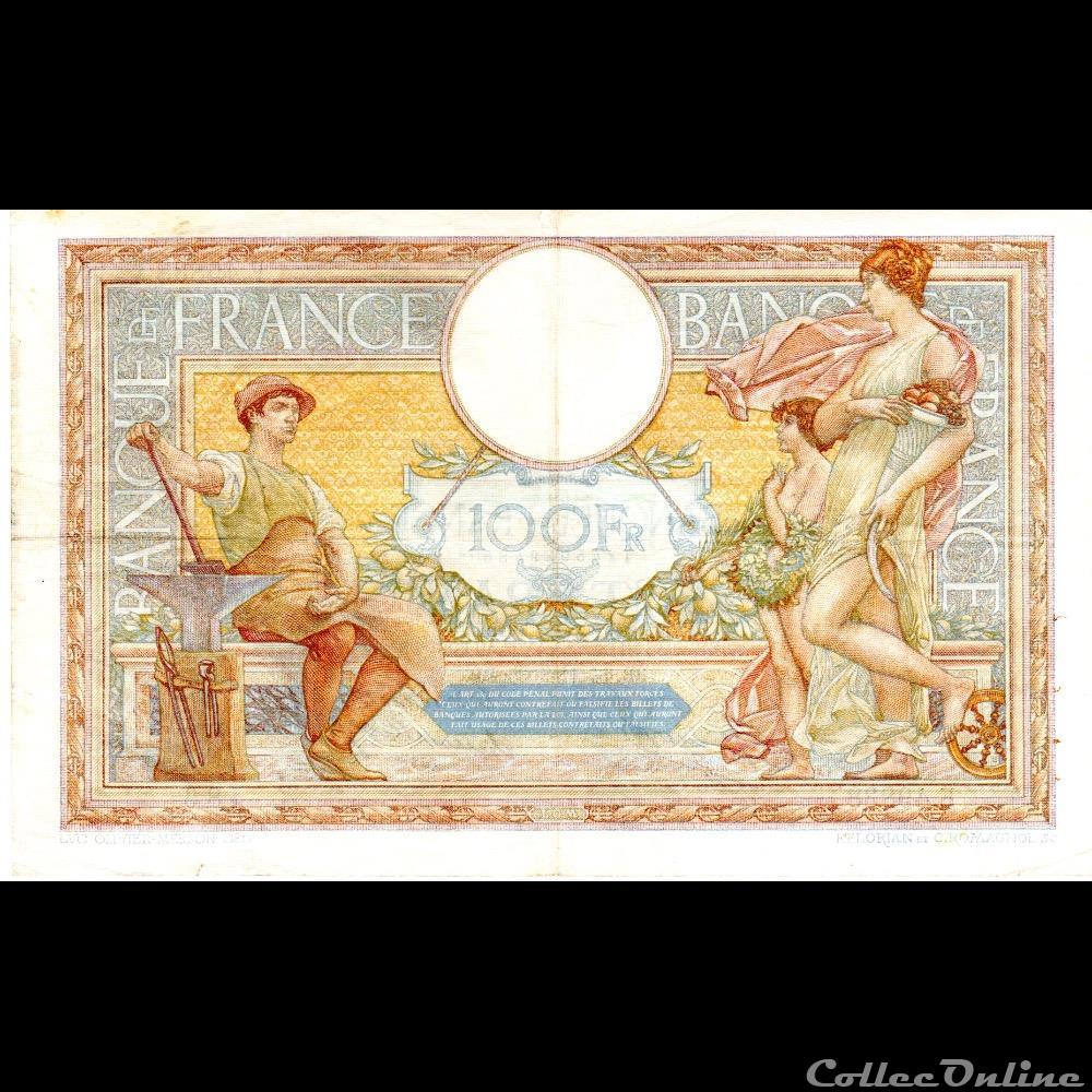 billet france banque de xxe f 24 14 luc olivier merson grands cartouches