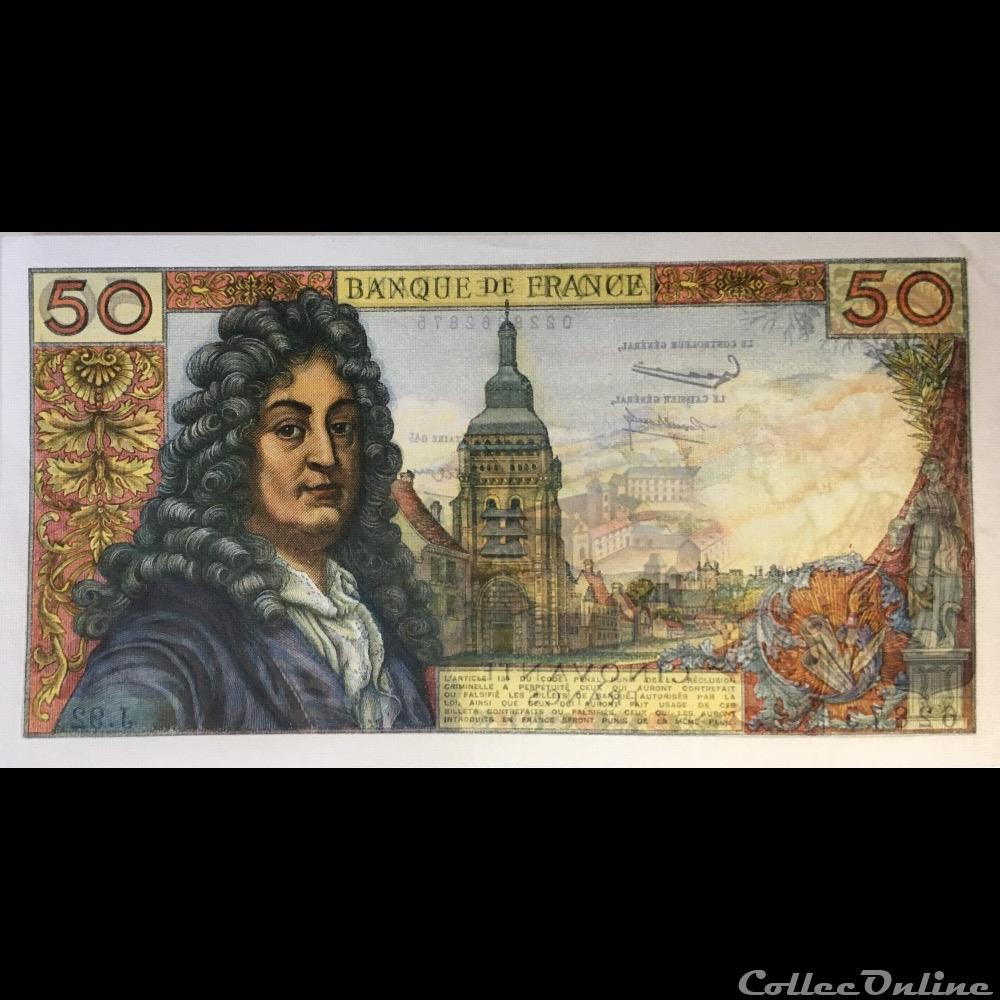 F.64.08 RACINE -4-3-1965- billet france banque de xxe f 64 08 racine 4 3 1965