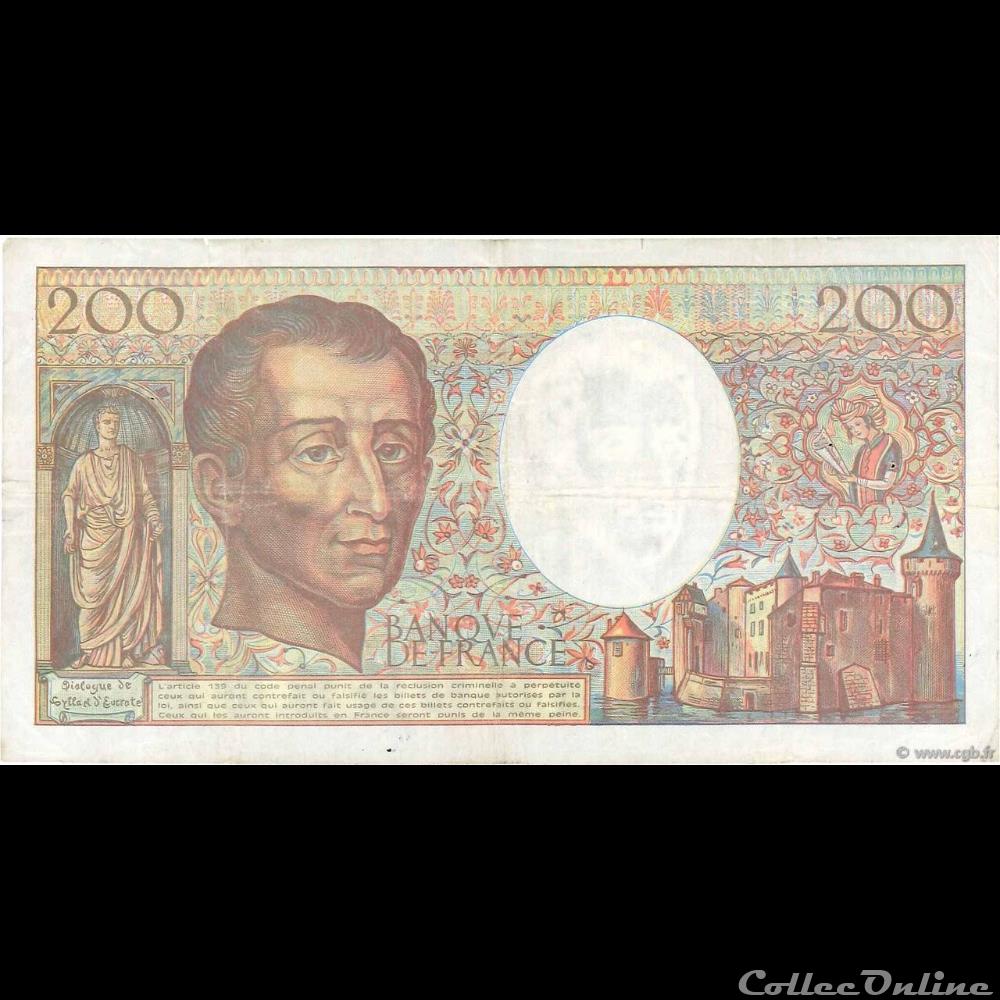 F.70bis.01 1992 P. 101 n°992544 ( TB ) billet france banque de xxe f 70bis 01 1992 p 101 n 992544 tb
