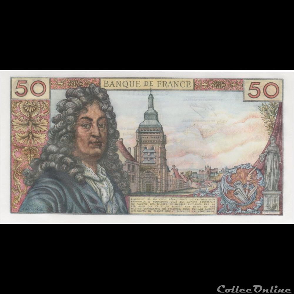 billet france banque de xxe f 64 33 racine 03 06 1976