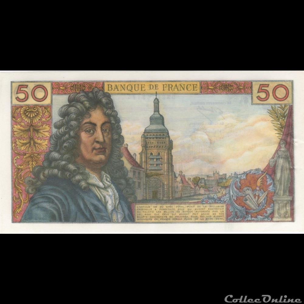F.64.12 RACINE ( 3-10-1968 ) billet france banque de xxe f 64 12 racine 3 10 1968