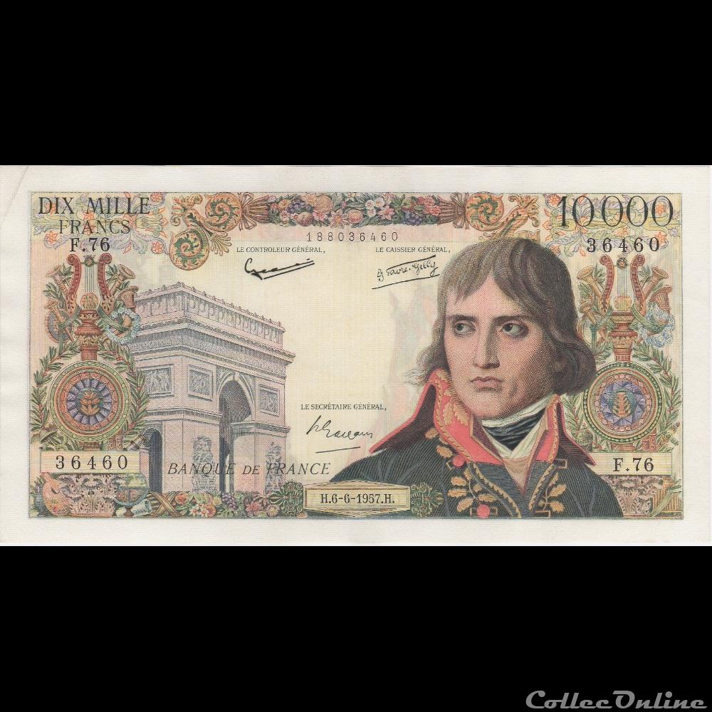 F.51.08 - 6-6-1957 F.76 N°36460 (TTB) billet france banque de xxe f 51 08 6 6 1957 f 76 n 36460 ttb
