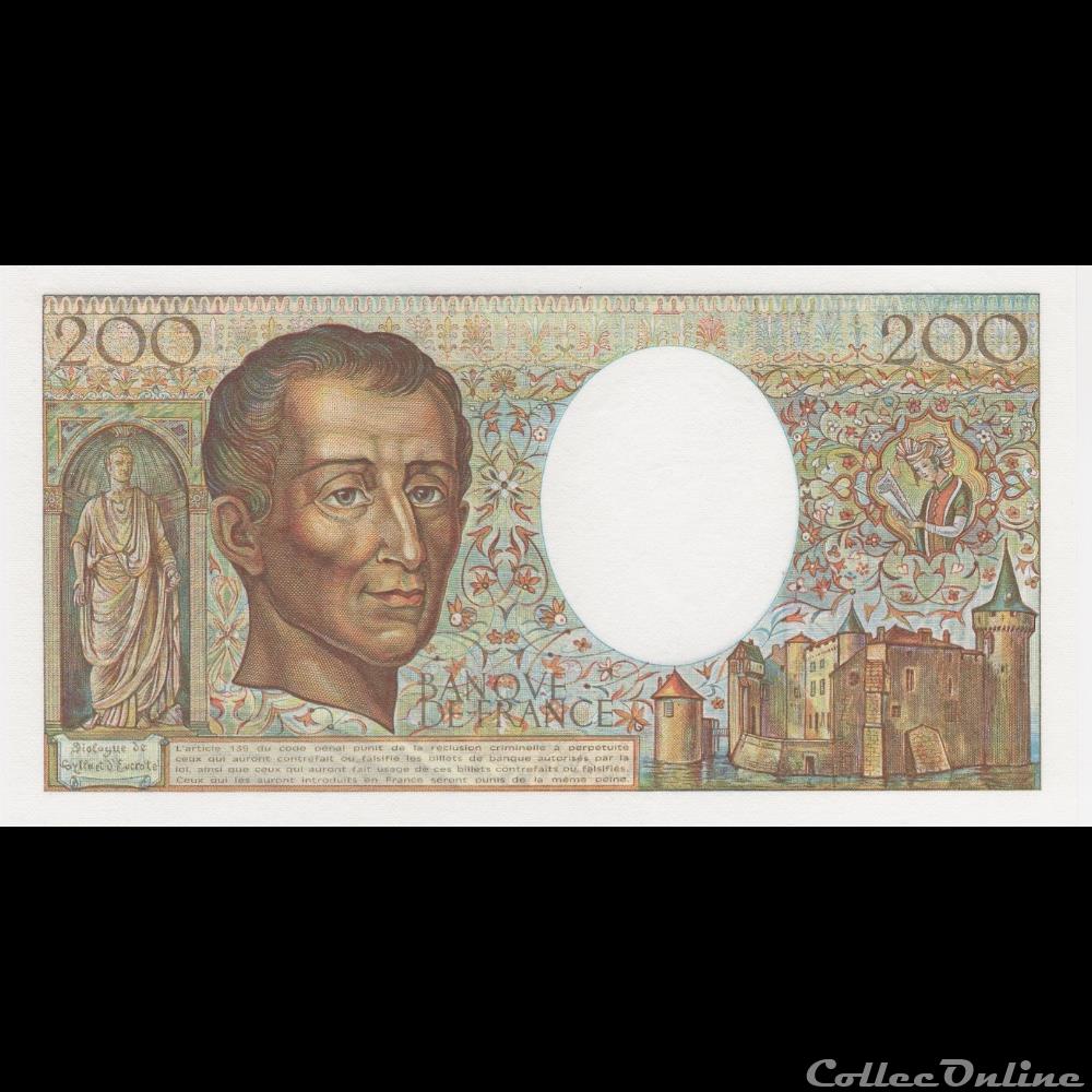 billet france banque de xxe f 70 08 1988 a 056 n 000160 rare neuf