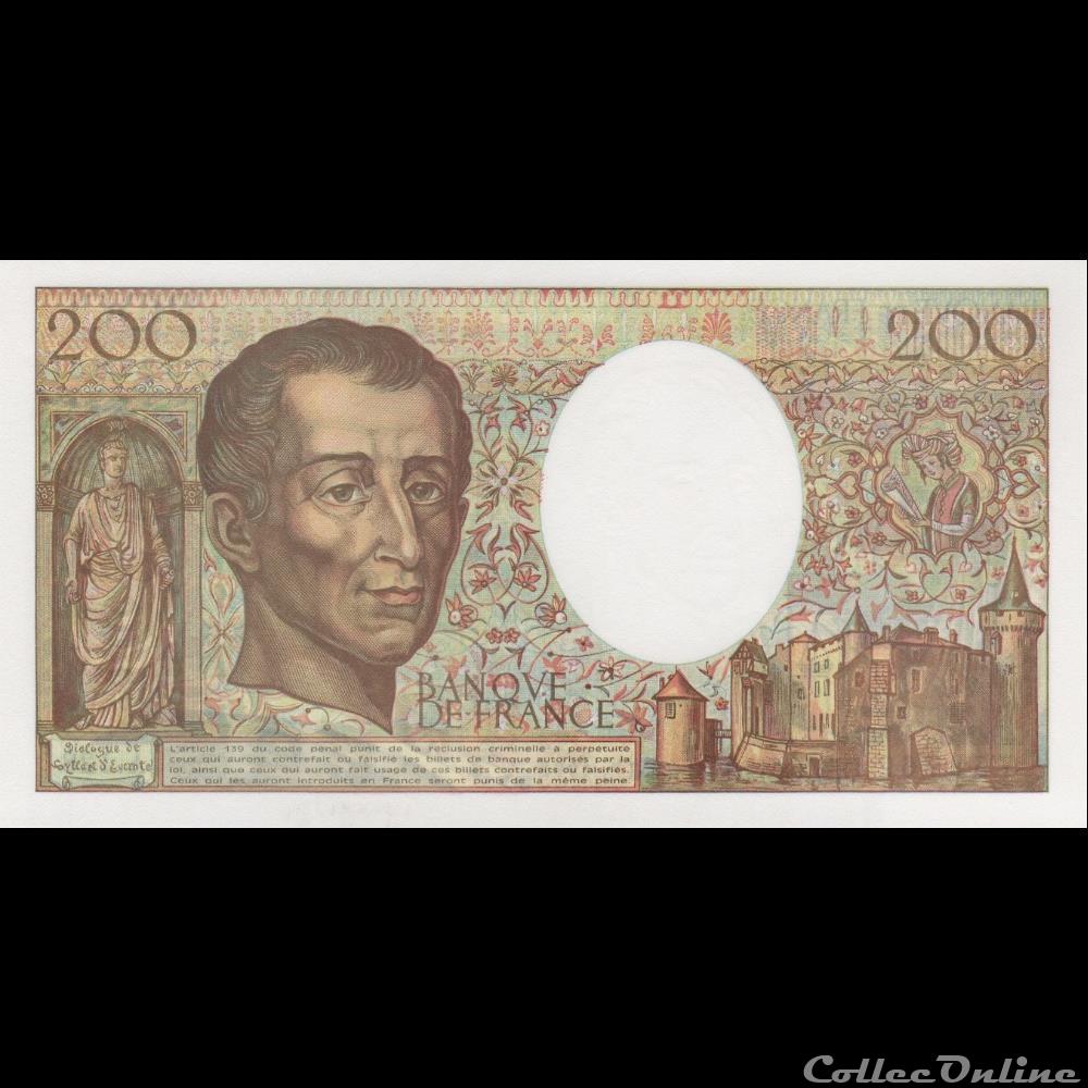 billet france banque de xxe f 70 12c 1992 a 128 n 752762 neuf