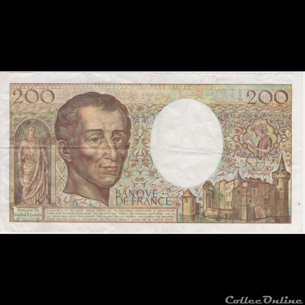 F.70.10b 1990 B.100 n°182407 (TTB+) billet france banque de xxe f 70 10b 1990 b 100 n 182407 ttb