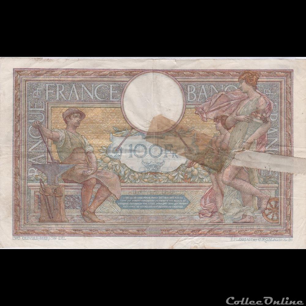 billet france banque de xxe f 23 06 sans lom