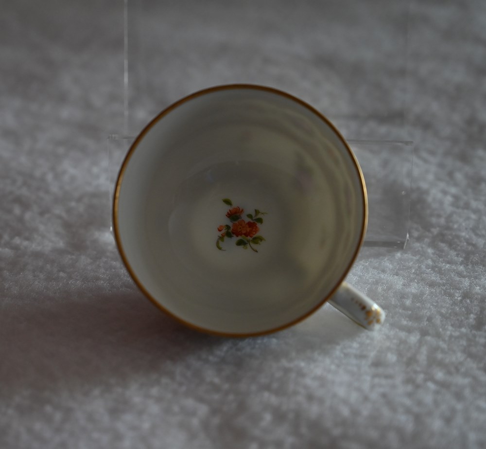 art de la table argenterie tasse et sous tasse