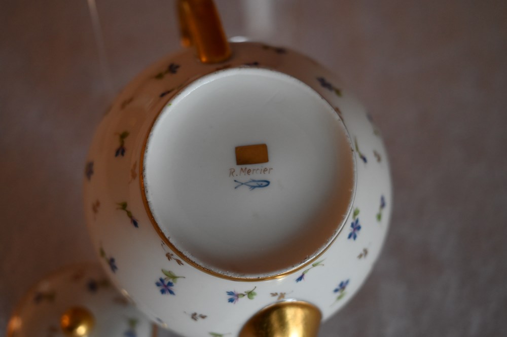art de la table argenterie service a cafe tasses mugs theiere style nyon signee r mercier