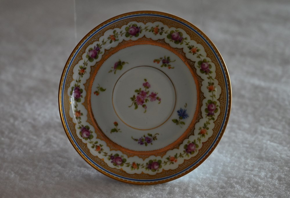 art de la table argenterie tasse et sous tasse