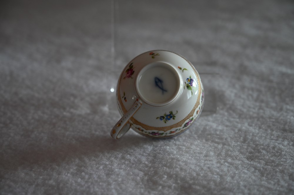 art de la table argenterie tasse et sous tasse