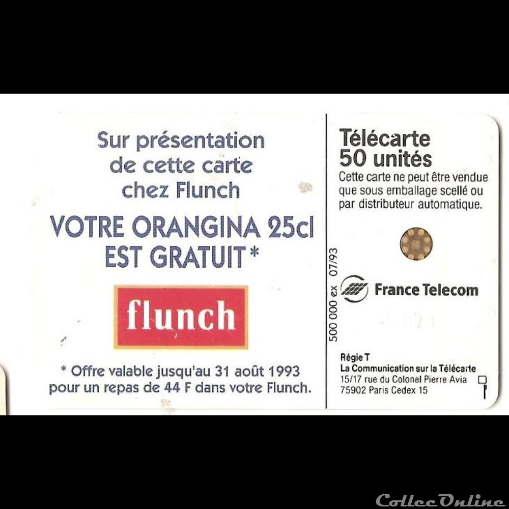 autre telecarte pub orangina secoue la table