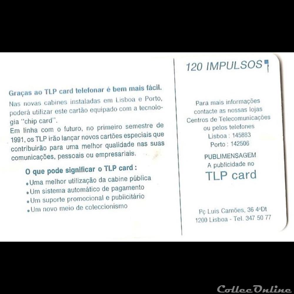 PORTUGAL - lisbone et Porto autre telecarte portugal lisbone et porto