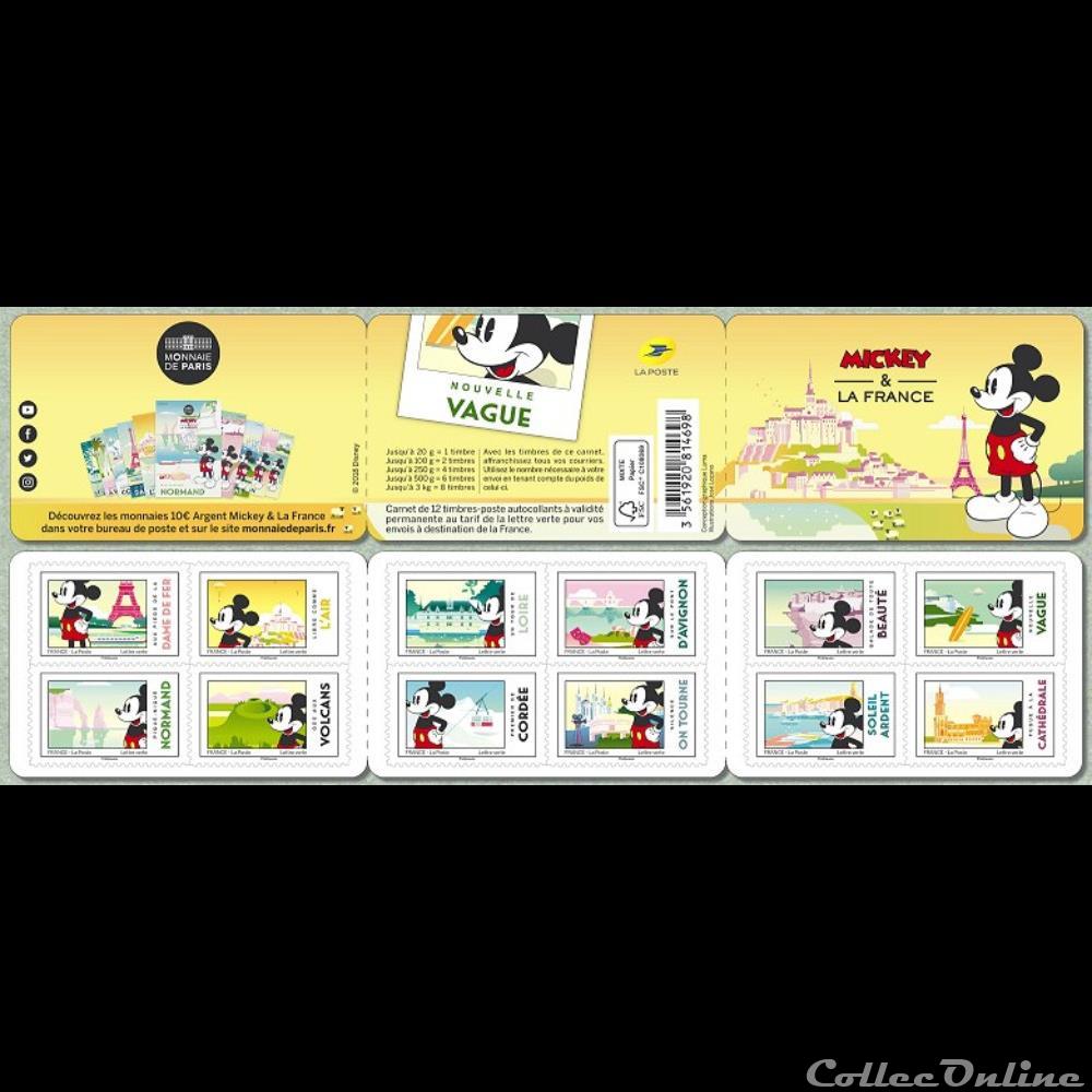 timbre mickey et la france nouvelle vague