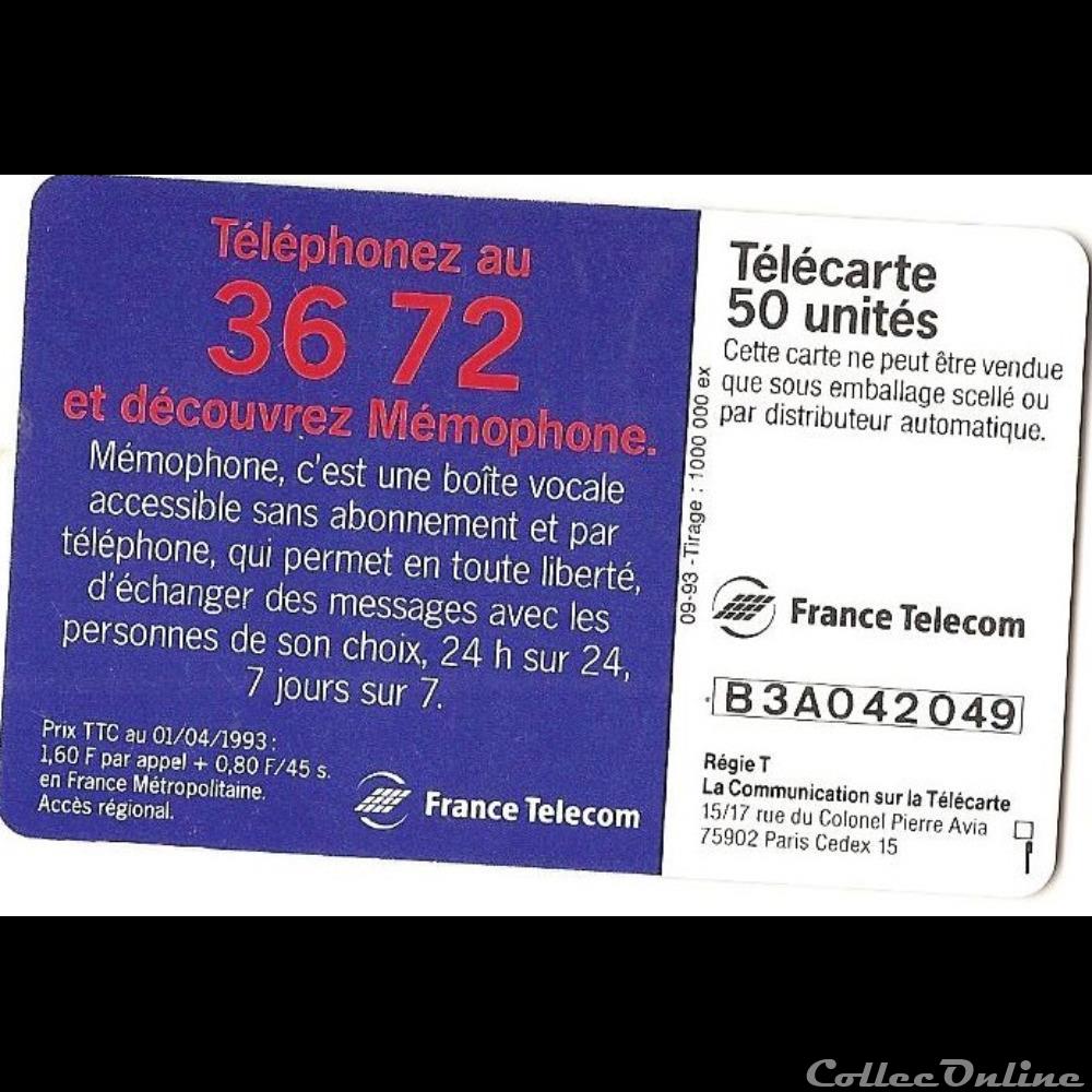 Mémophone - carte artistique que le numéro autre telecarte memophone carte artistique que le numero