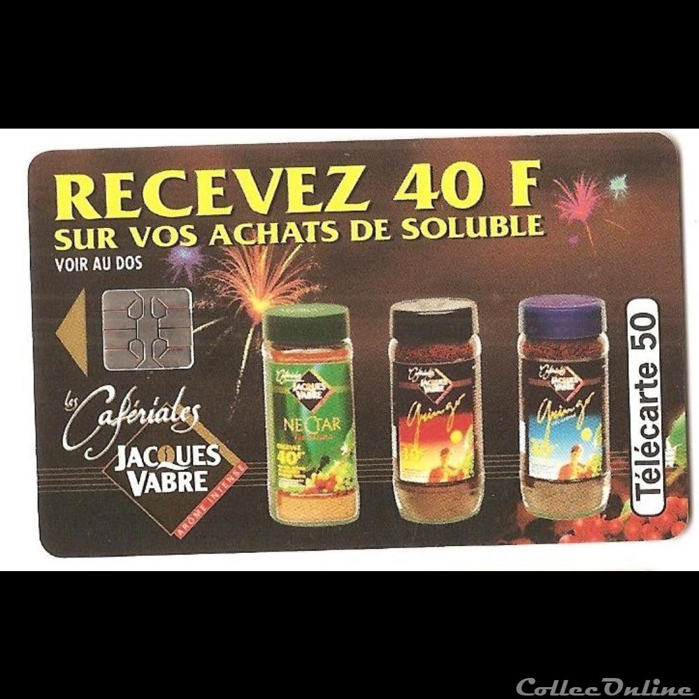 autre telecarte pub jacques vabre gamme solubles