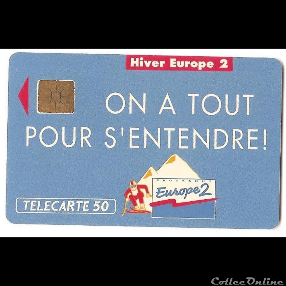 Pub - Europe 2 autre telecarte pub europe 2