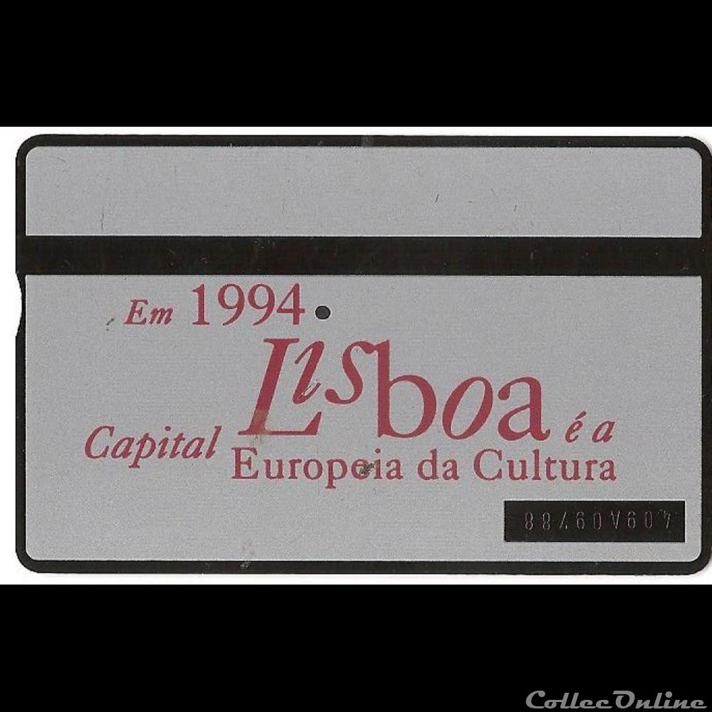 Portugal - Lisbone autre telecarte portugal lisbone