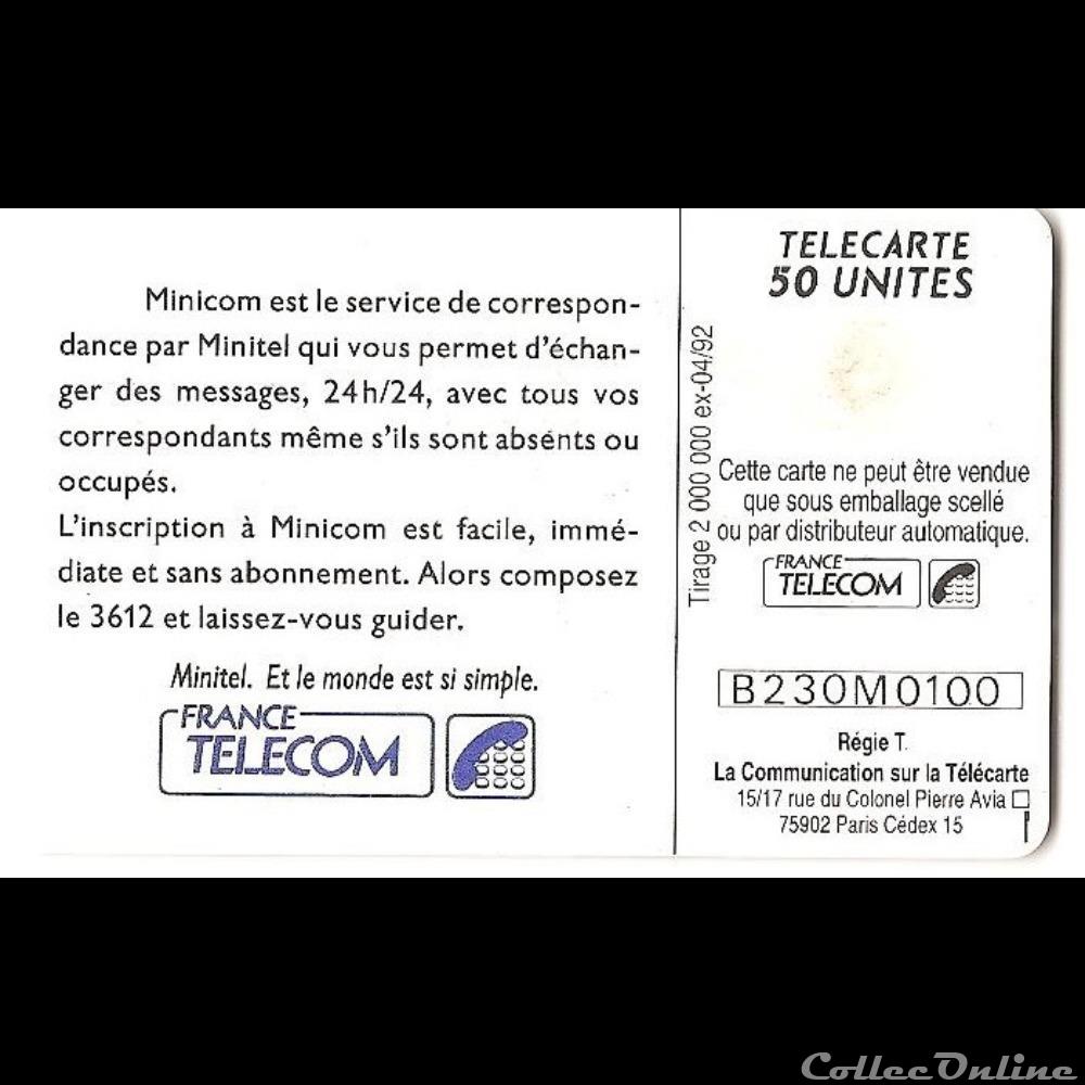 minicom 50 et 120 unités 2 autre telecarte minicom 50 et 120 unites
