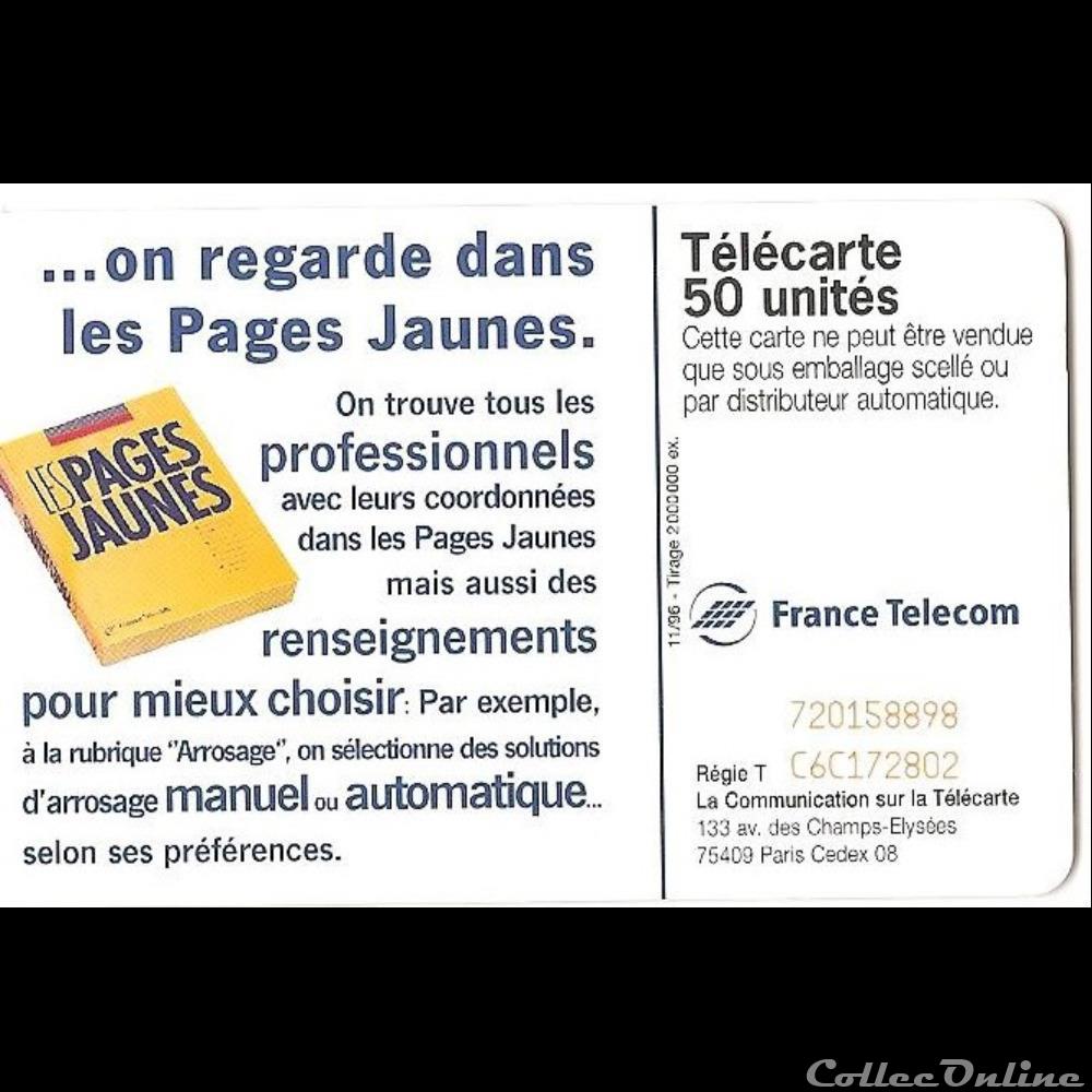 Pub - pages jaunes autre telecarte pub pages jaunes