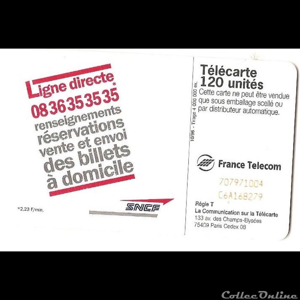Pub - SNCF - Nouvelle ligne autre telecarte pub sncf nouvelle ligne
