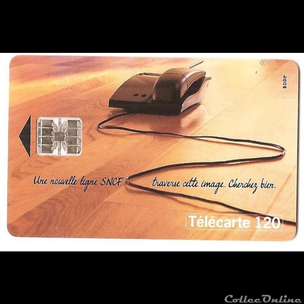 Pub - SNCF - Nouvelle ligne autre telecarte pub sncf nouvelle ligne