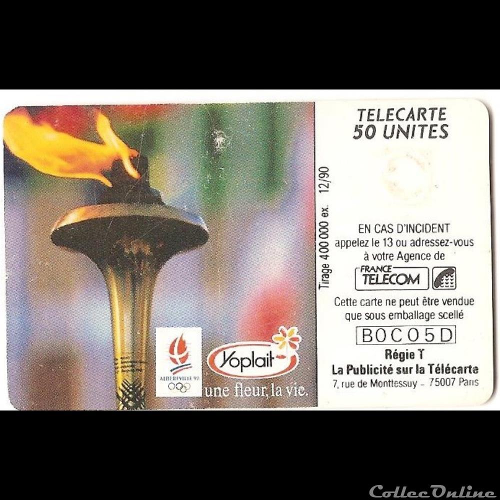 Pub - Yoplait - JO autre telecarte pub yoplait jo