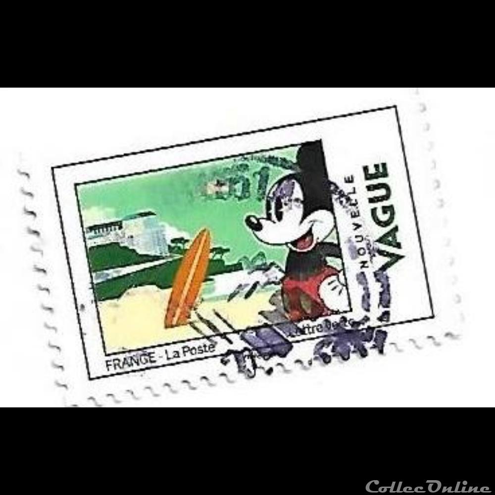 timbre mickey et la france nouvelle vague