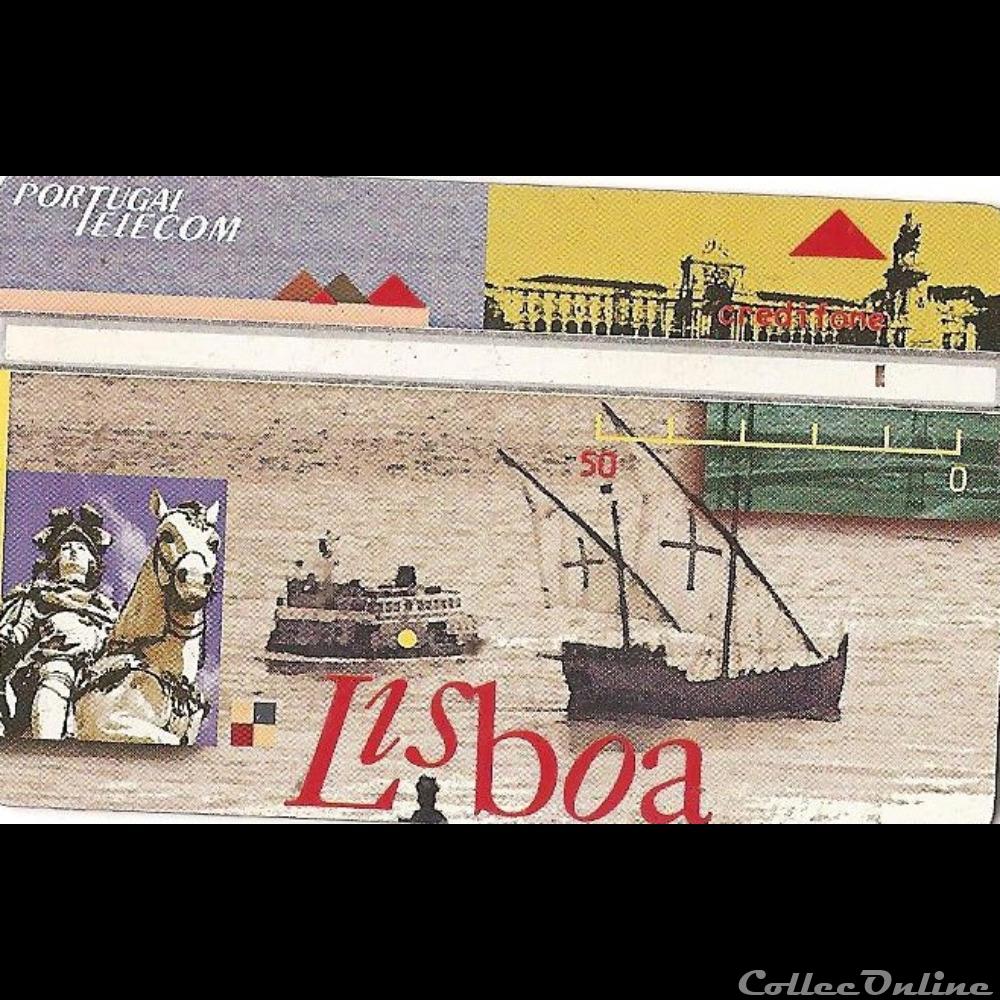Portugal - Lisbone autre telecarte portugal lisbone