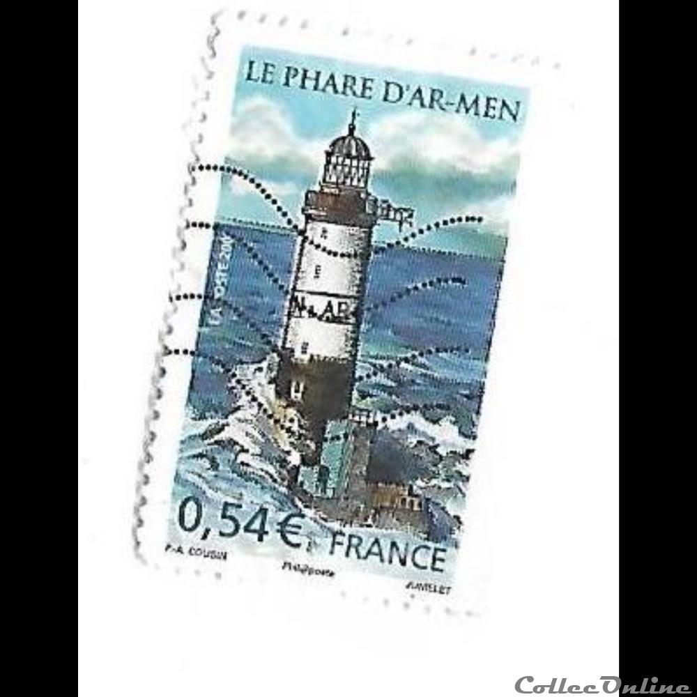 Lieu - Phares - d'Ar Men timbre lieu phares ar men