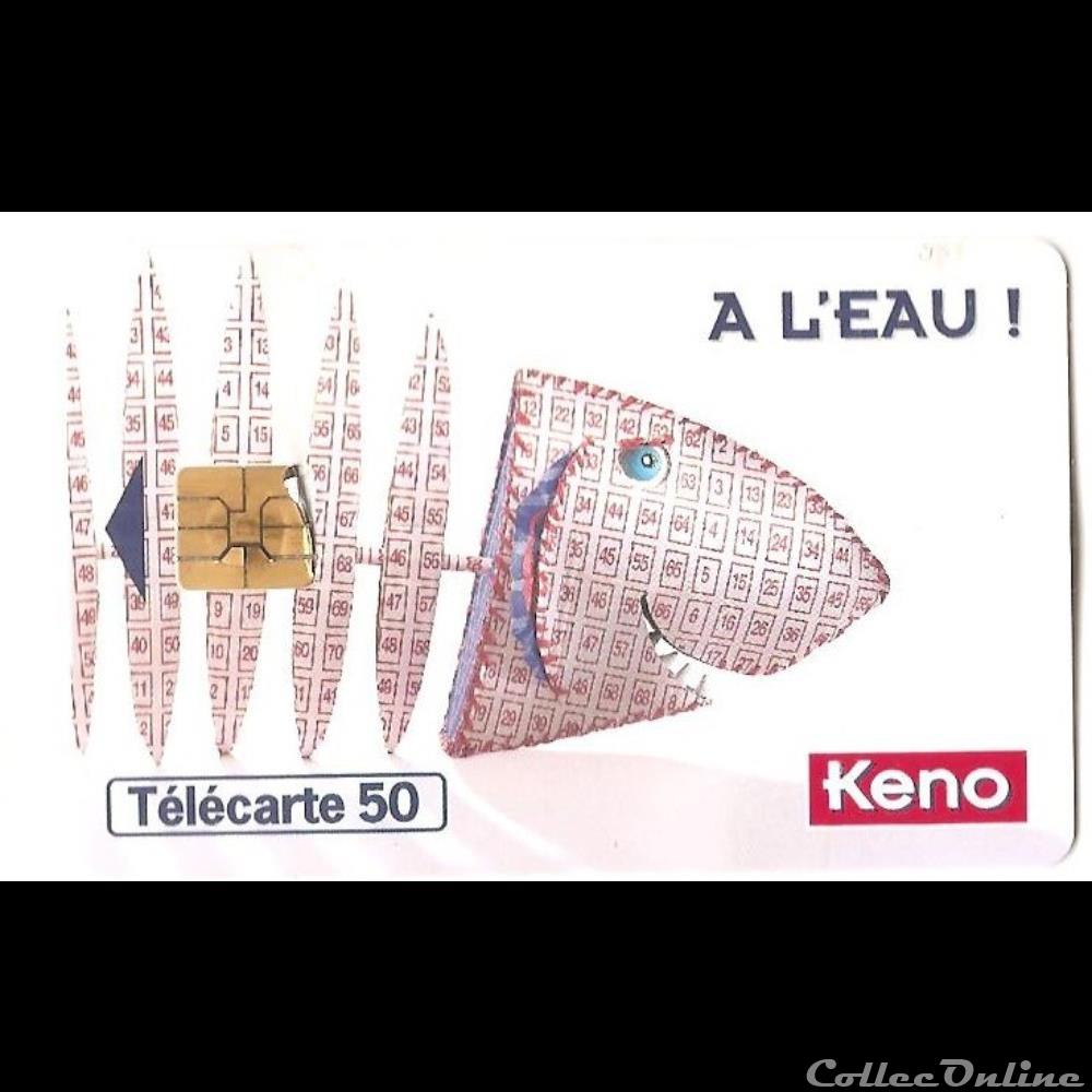 Pub - kéno - arrêtes de poisson autre telecarte pub keno arretes de poisson