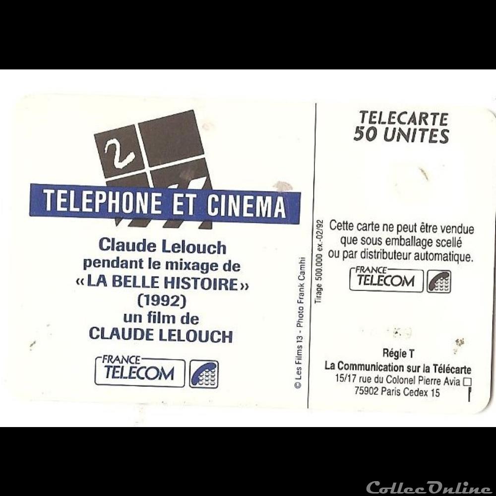autre telecarte cinema claude lelouch
