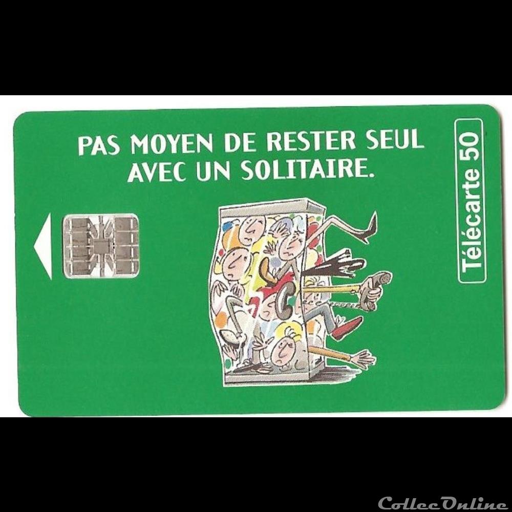 Pub - solitaire autre telecarte pub solitaire