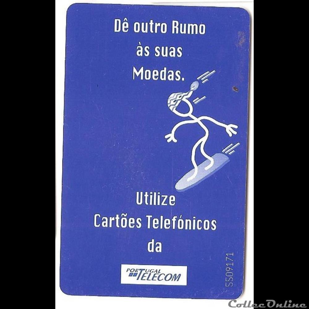 PORTUGAL - bonhomme silhouette autre telecarte portugal bonhomme silhouette