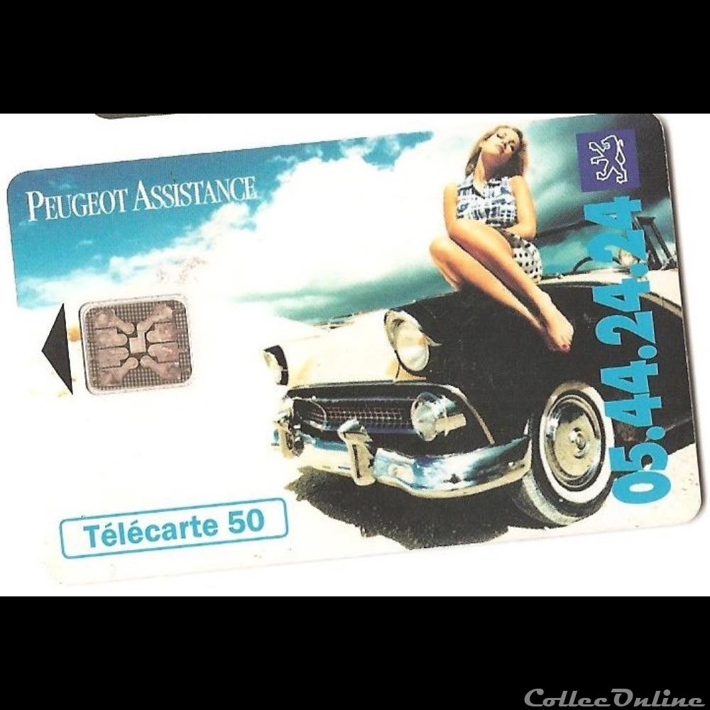 Pub - Peugeot assistance autre telecarte pub peugeot assistance