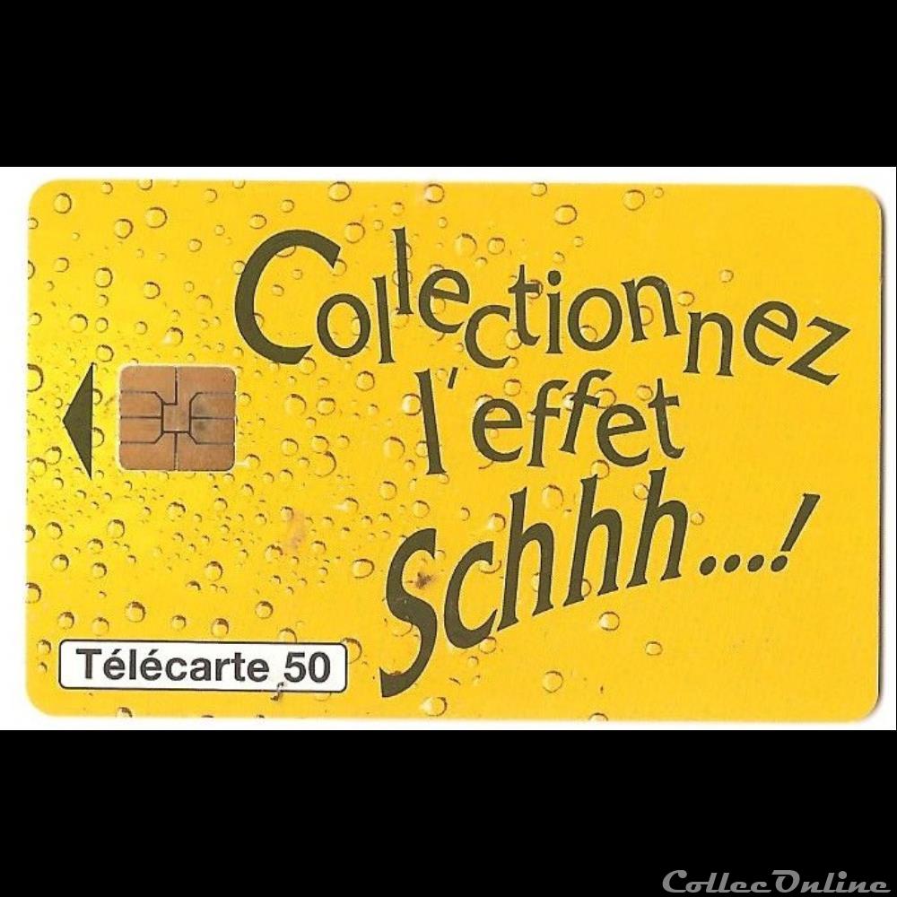 Pub - Schweppes - collectionnez l'effet Schhh autre telecarte pub schweppes collectionnez effet schhh
