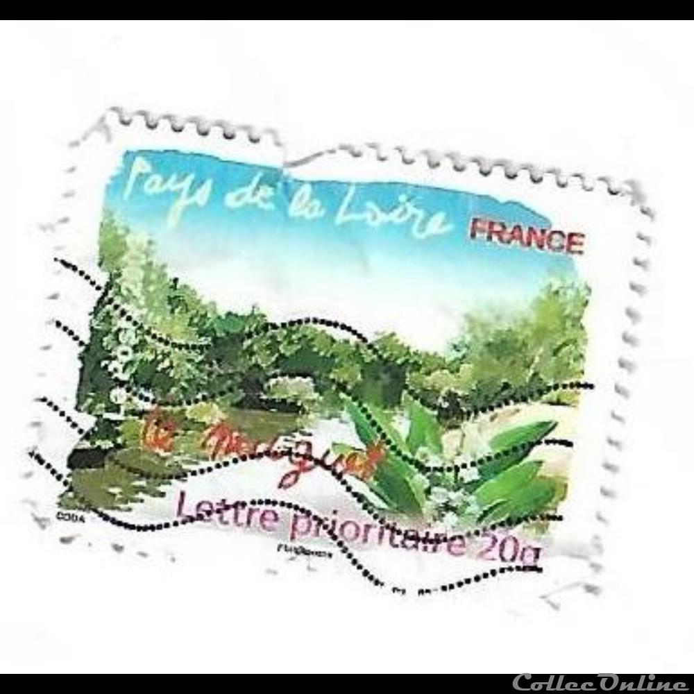 Flore des régions - le muguet - pays de la Loire timbre flore des regions le muguet pays de la loire