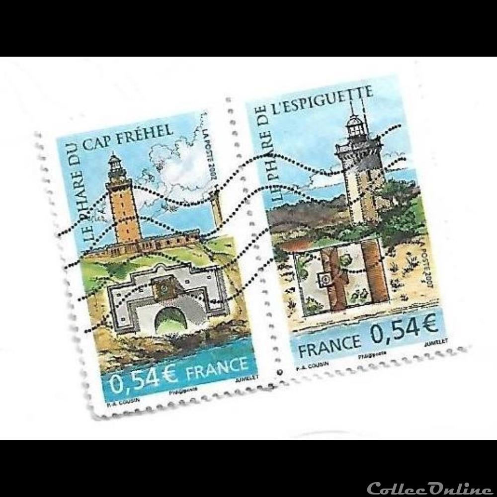 Lieu - Phares - Cap Fréhel et l'Espiguette timbre lieu phares cap frehel et espiguette